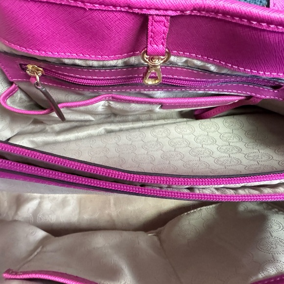 Michael Kors Fuschia Pink Purse - Picture 11 of 16